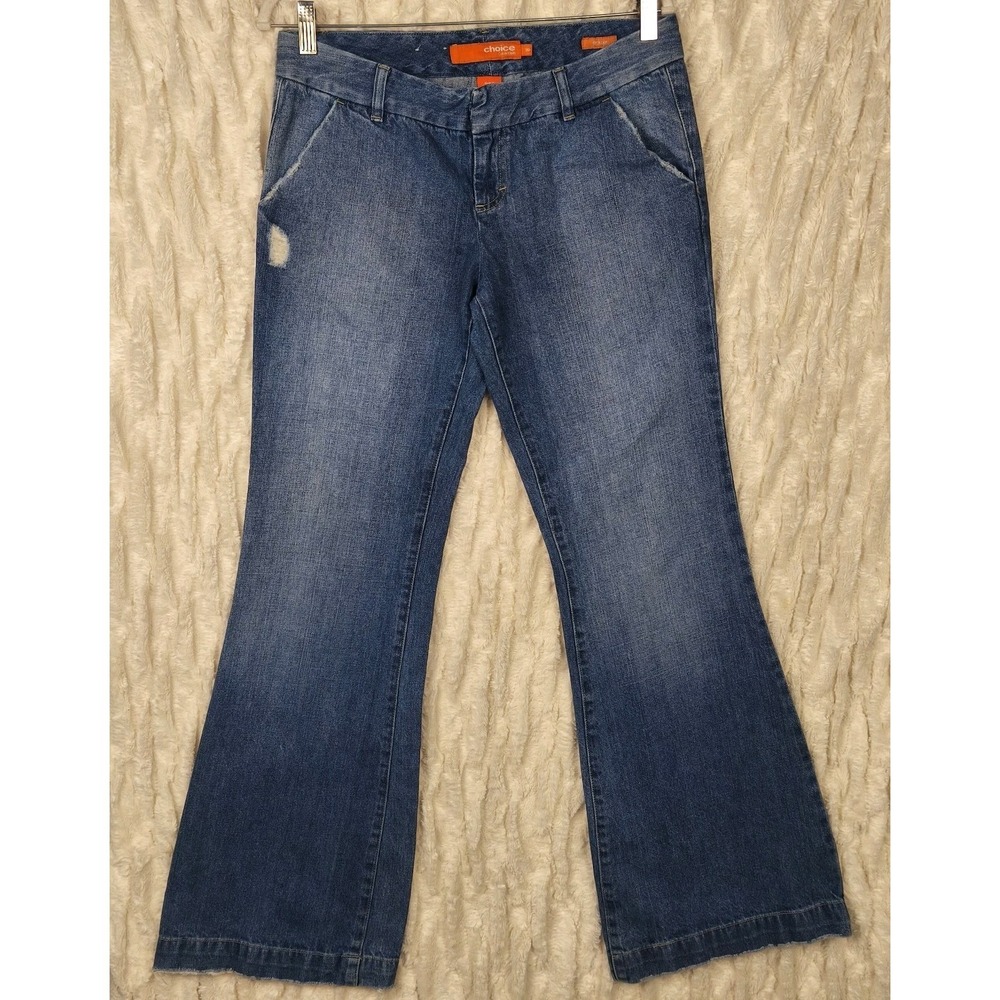 Vintage Choice CK Y2K Women's Low Rise Flare Bell Bottom Boot Cut 30x32‎ Boho